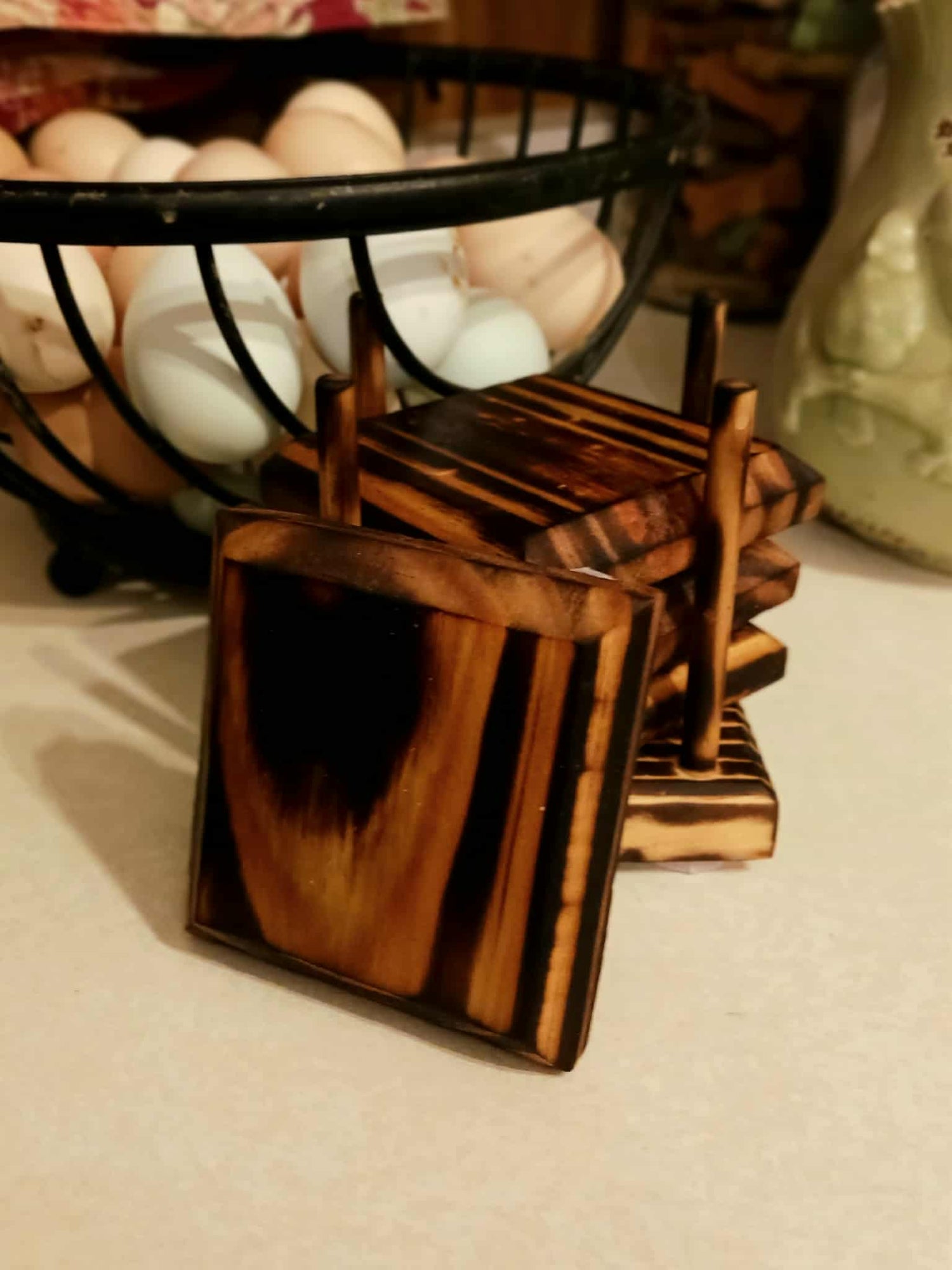 Custom coasters.